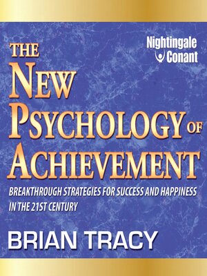 cover image of The New Psychology of Achievement